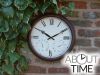 Reloj de Jardn Color Teja Antigua - 38cm - About Time